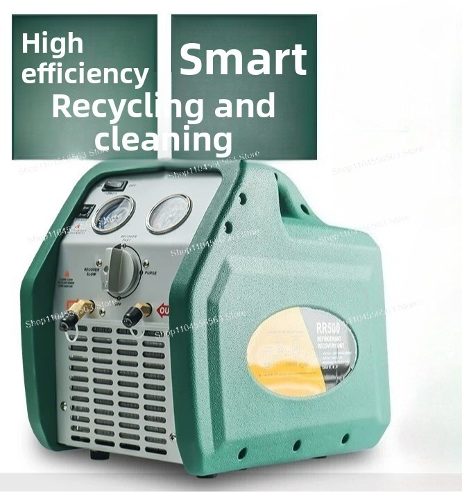 Air Conditioners - Dual-cylinder refrigerant recovery and injection machine